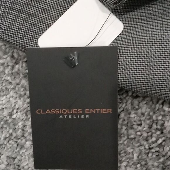 Classiques entier atelier black multi straight leg slacks / pants size 4 NWT - Picture 4 of 5